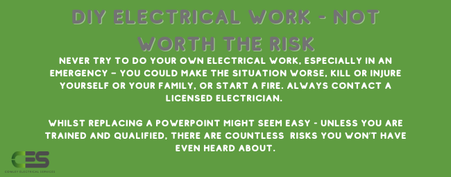 why you should never do your own electrical work in an emergency